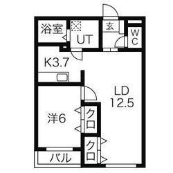 ロイヤルシティ月寒の物件間取画像